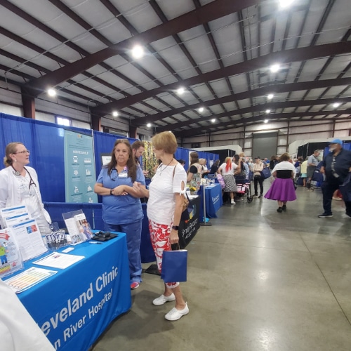 People At Senior Expo 57